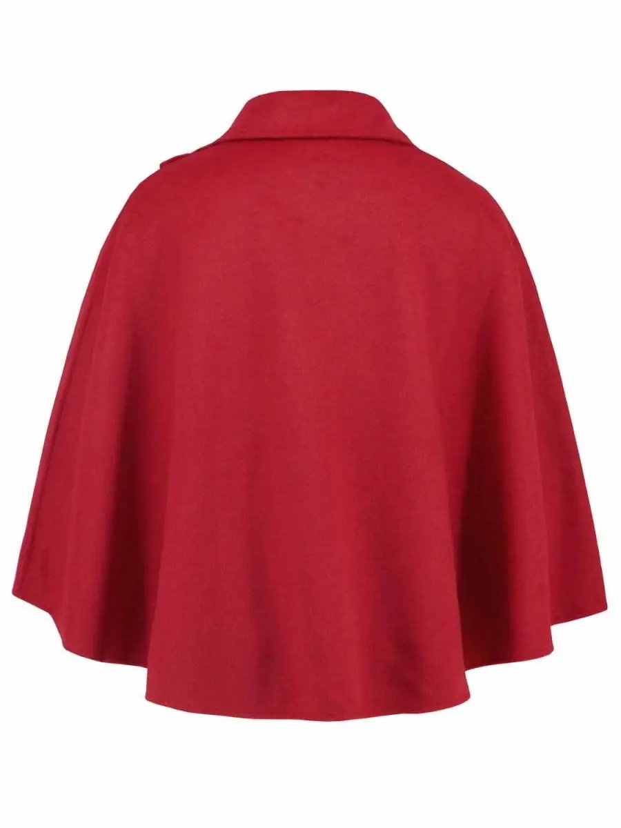 Collared Neck Cropped Cape - Love Salve